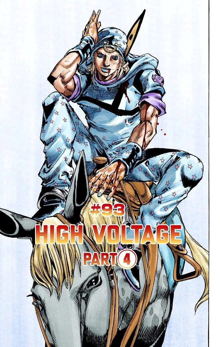 JoJo's Bizarre Adventure Part 7 - Steel Ball Run (Official Colored) Chapter 93 page 2 - Chapter 93: High Voltage Part 4