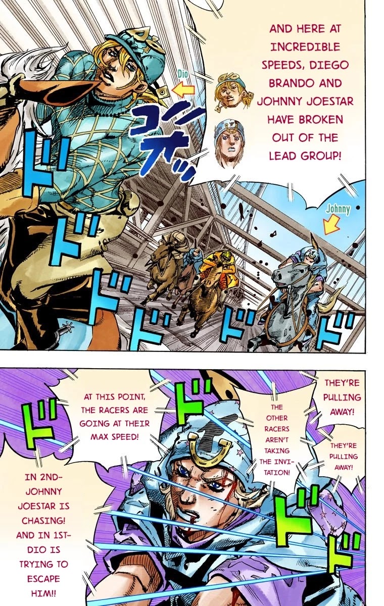 JoJo's Bizarre Adventure Part 7 - Steel Ball Run (Official Colored) Chapter 93 page 20 - Chapter 93: High Voltage Part 4