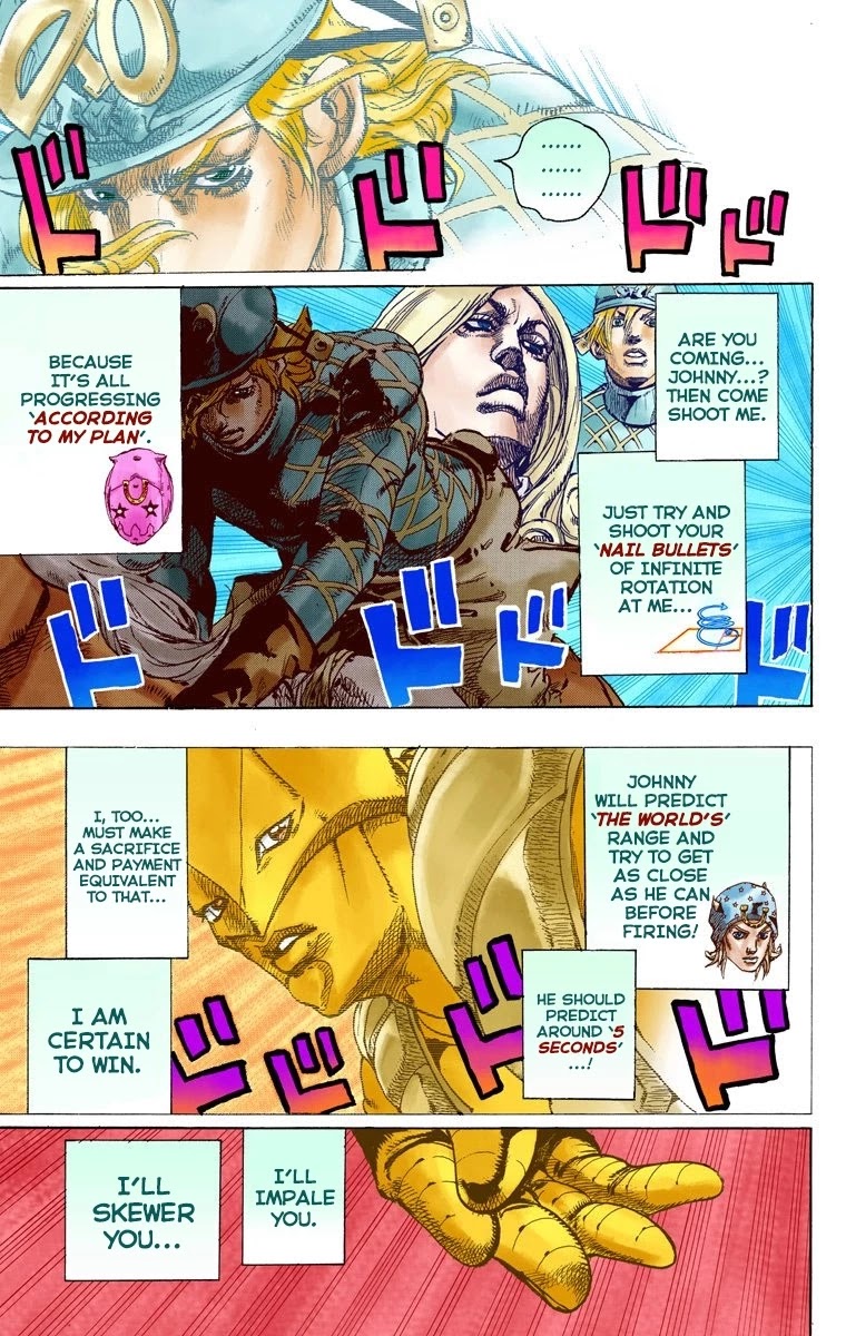 JoJo's Bizarre Adventure Part 7 - Steel Ball Run (Official Colored) Chapter 93 page 22 - Chapter 93: High Voltage Part 4
