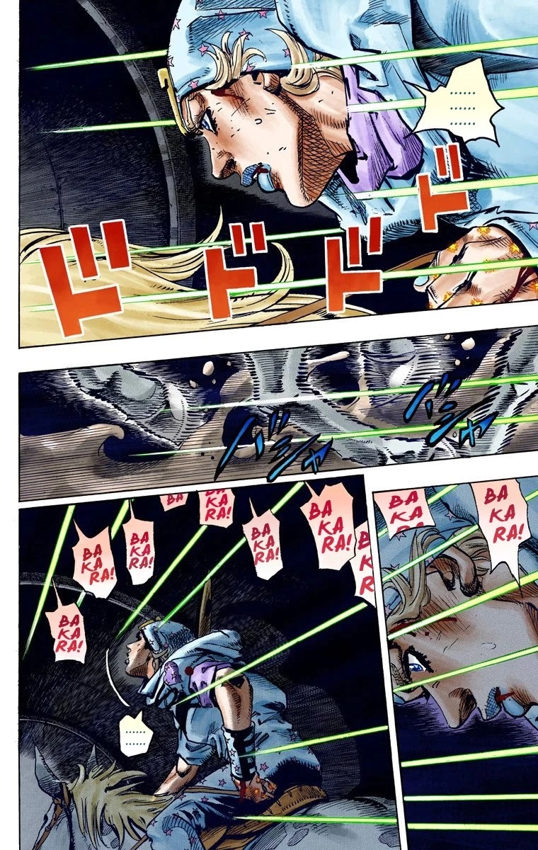 JoJo's Bizarre Adventure Part 7 - Steel Ball Run (Official Colored) Chapter 93 page 4 - Chapter 93: High Voltage Part 4
