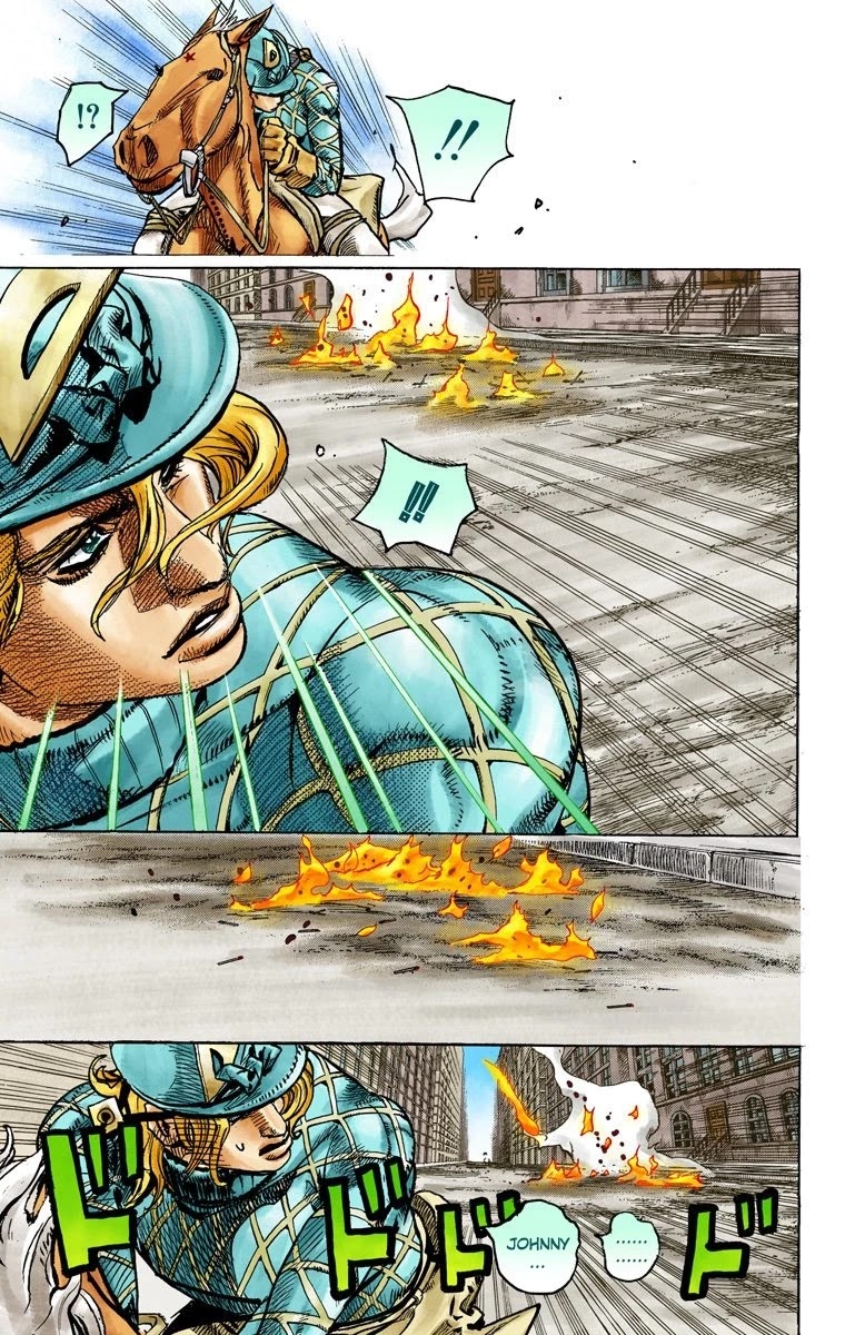 JoJo's Bizarre Adventure Part 7 - Steel Ball Run (Official Colored) Chapter 93 page 5 - Chapter 93: High Voltage Part 4