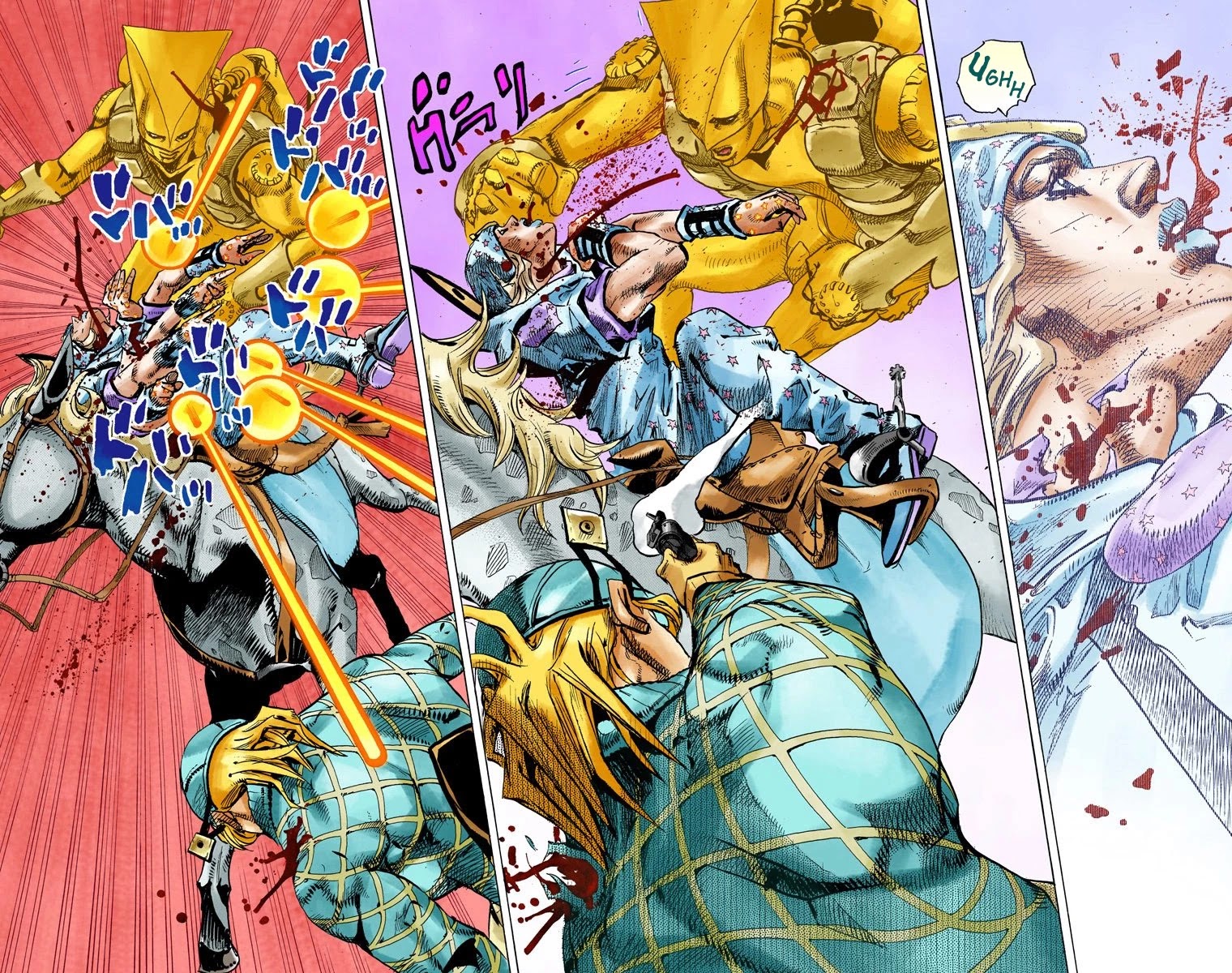 JoJo's Bizarre Adventure Part 7 - Steel Ball Run (Official Colored) Chapter 94 page 10 - Chapter 94: World of Stars and Stripes