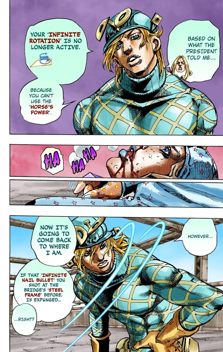 JoJo's Bizarre Adventure Part 7 - Steel Ball Run (Official Colored) Chapter 94 page 15 - Chapter 94: World of Stars and Stripes
