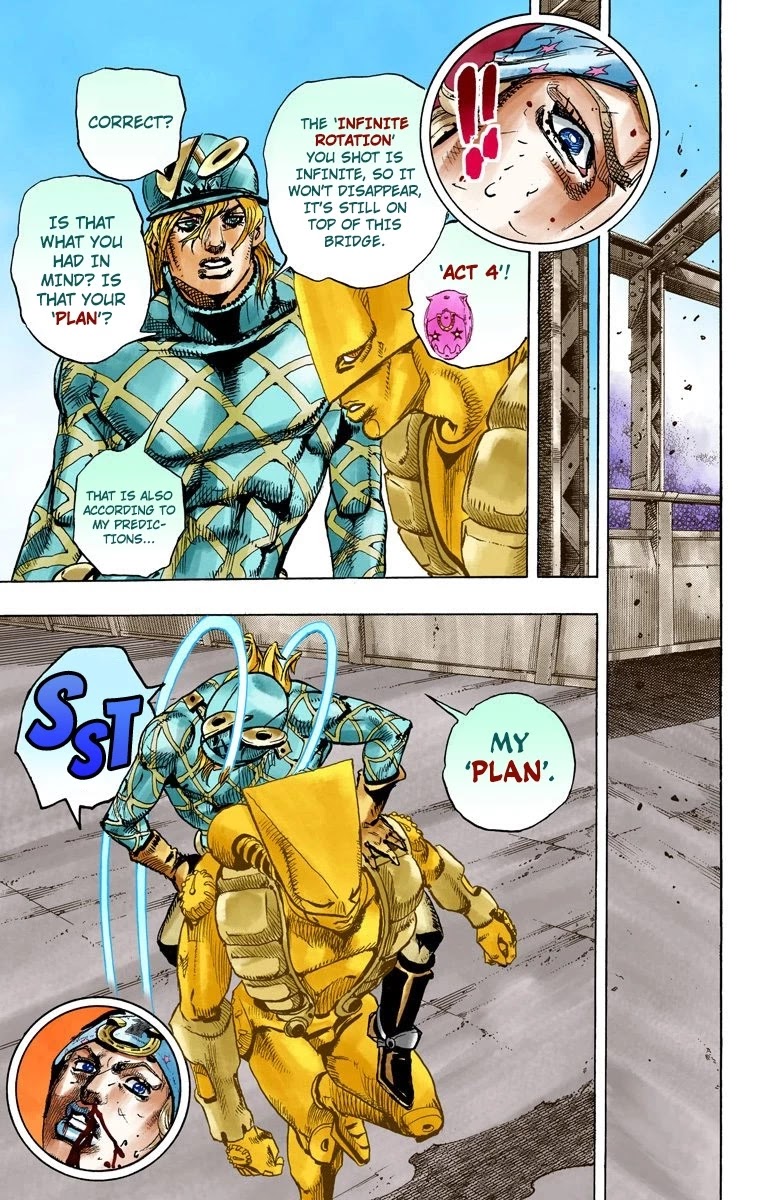 JoJo's Bizarre Adventure Part 7 - Steel Ball Run (Official Colored) Chapter 94 page 16 - Chapter 94: World of Stars and Stripes