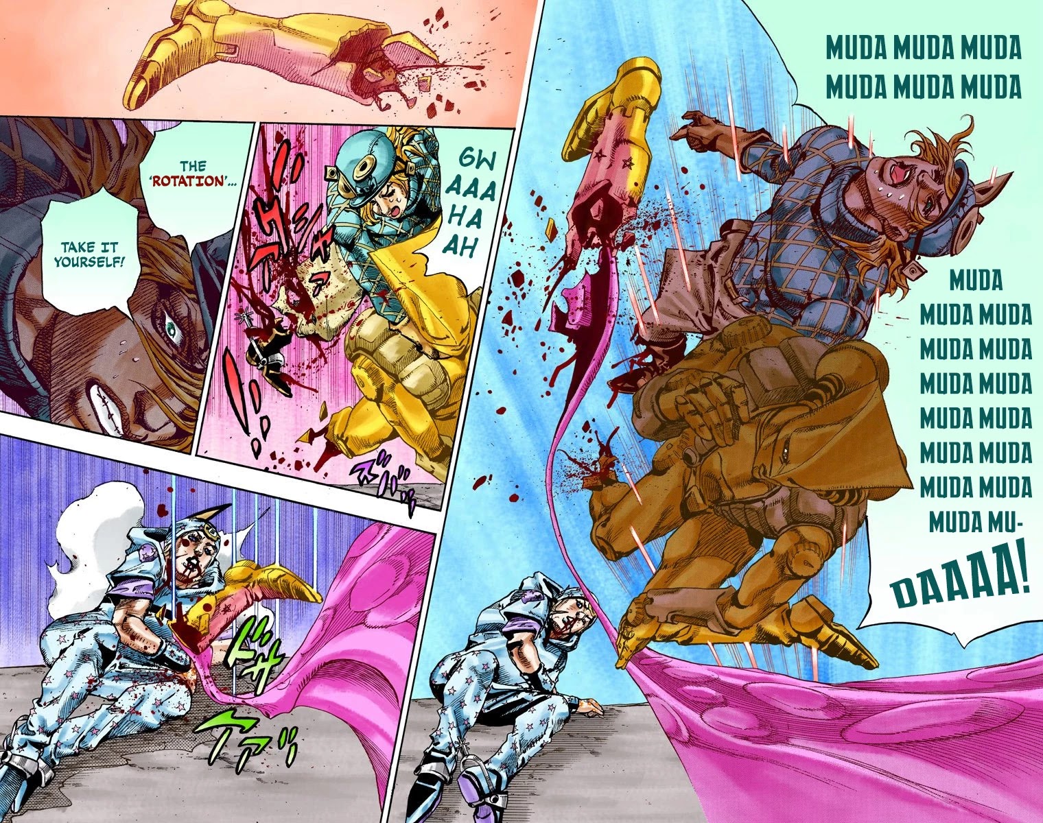 JoJo's Bizarre Adventure Part 7 - Steel Ball Run (Official Colored) Chapter 94 page 19 - Chapter 94: World of Stars and Stripes