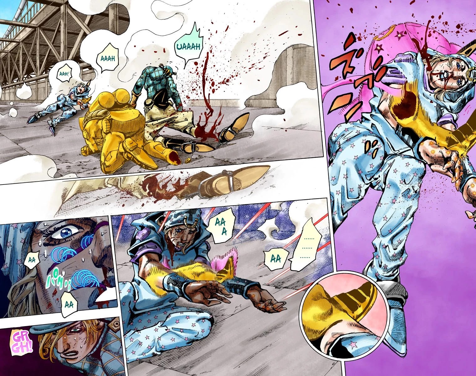 JoJo's Bizarre Adventure Part 7 - Steel Ball Run (Official Colored) Chapter 94 page 20 - Chapter 94: World of Stars and Stripes
