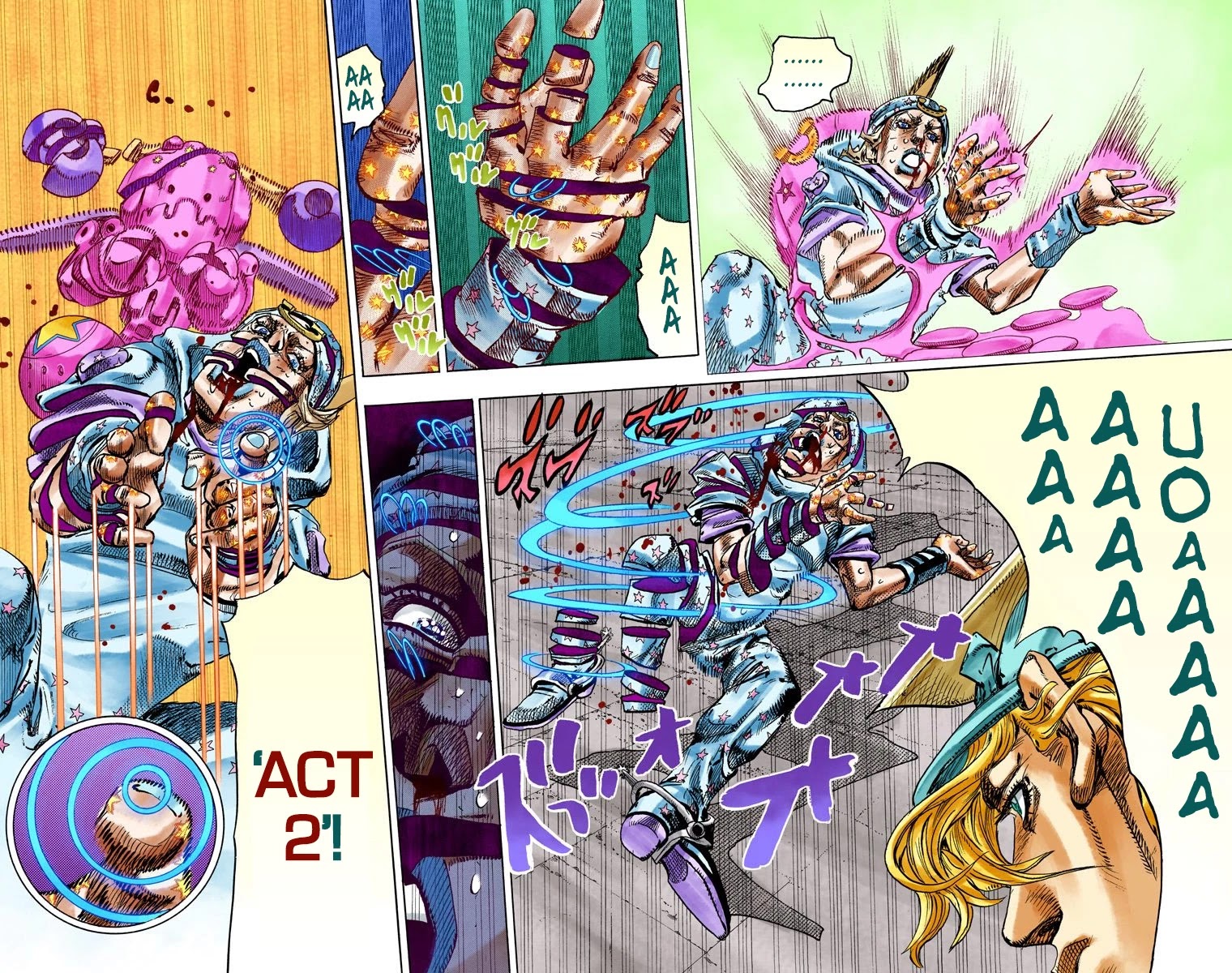 JoJo's Bizarre Adventure Part 7 - Steel Ball Run (Official Colored) Chapter 94 page 21 - Chapter 94: World of Stars and Stripes