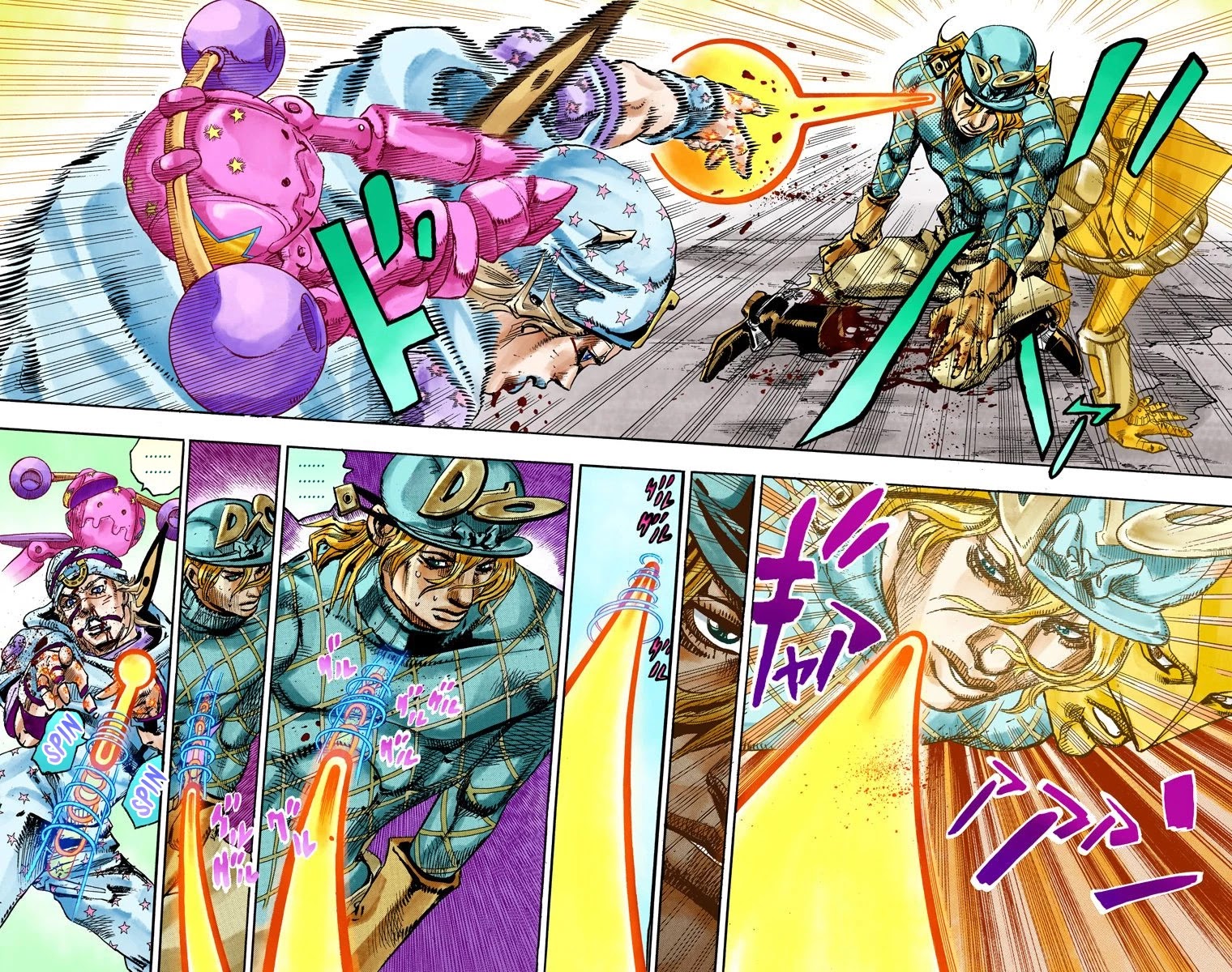 JoJo's Bizarre Adventure Part 7 - Steel Ball Run (Official Colored) Chapter 94 page 22 - Chapter 94: World of Stars and Stripes