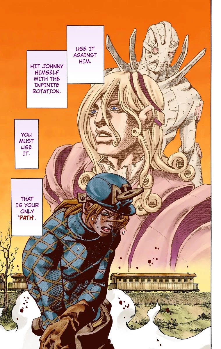 JoJo's Bizarre Adventure Part 7 - Steel Ball Run (Official Colored) Chapter 94 page 24 - Chapter 94: World of Stars and Stripes