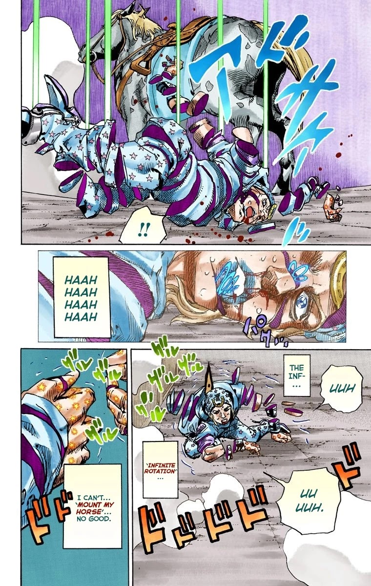 JoJo's Bizarre Adventure Part 7 - Steel Ball Run (Official Colored) Chapter 94 page 29 - Chapter 94: World of Stars and Stripes