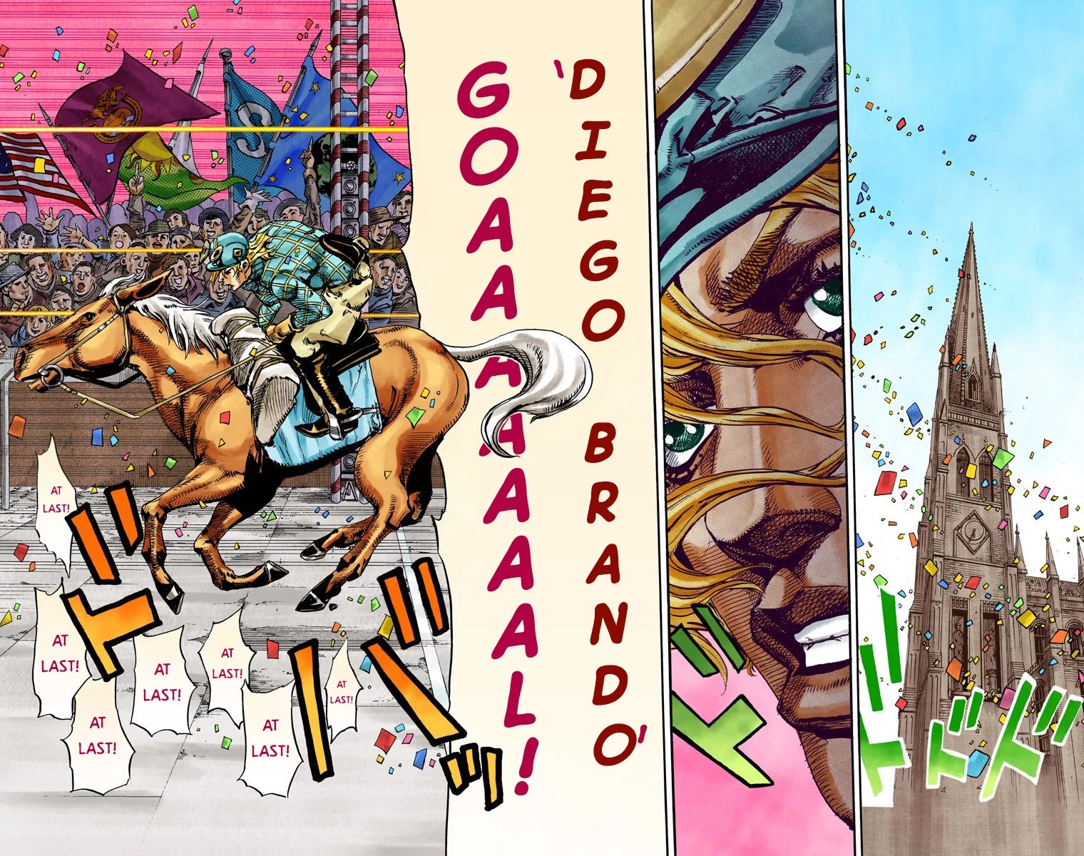 JoJo's Bizarre Adventure Part 7 - Steel Ball Run (Official Colored) Chapter 94 page 31 - Chapter 94: World of Stars and Stripes