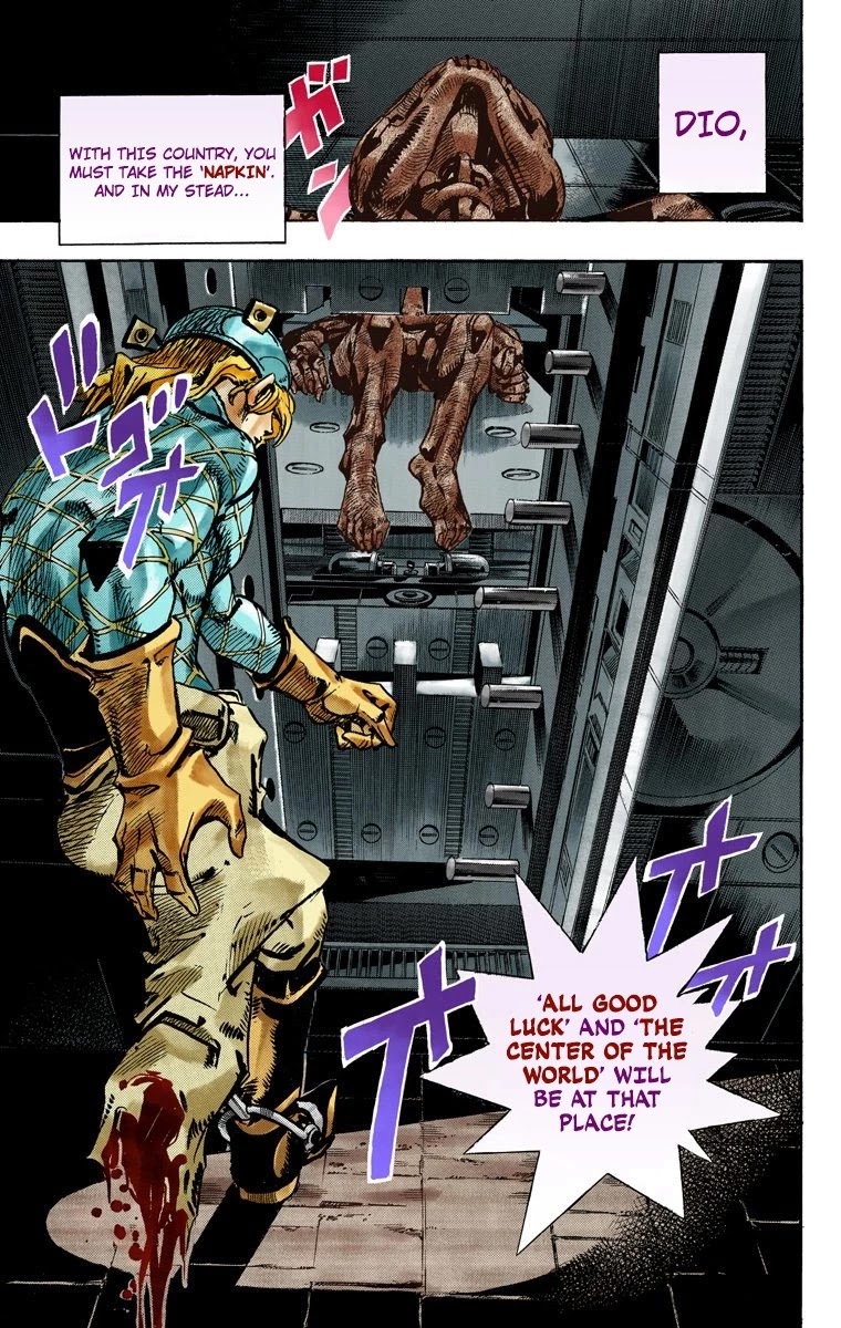 JoJo's Bizarre Adventure Part 7 - Steel Ball Run (Official Colored) Chapter 94 page 34 - Chapter 94: World of Stars and Stripes