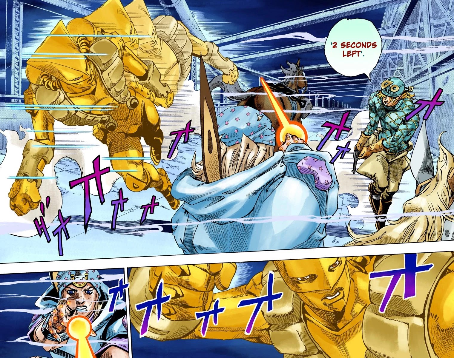 JoJo's Bizarre Adventure Part 7 - Steel Ball Run (Official Colored) Chapter 94 page 5 - Chapter 94: World of Stars and Stripes