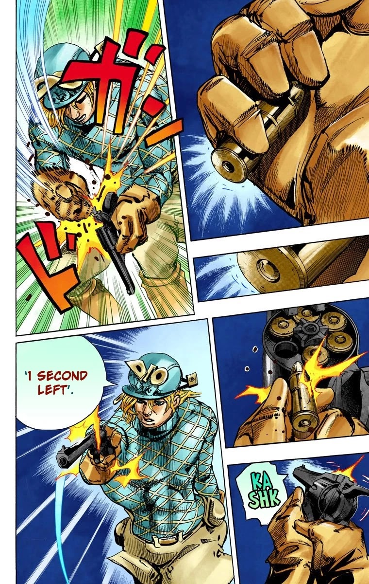 JoJo's Bizarre Adventure Part 7 - Steel Ball Run (Official Colored) Chapter 94 page 6 - Chapter 94: World of Stars and Stripes