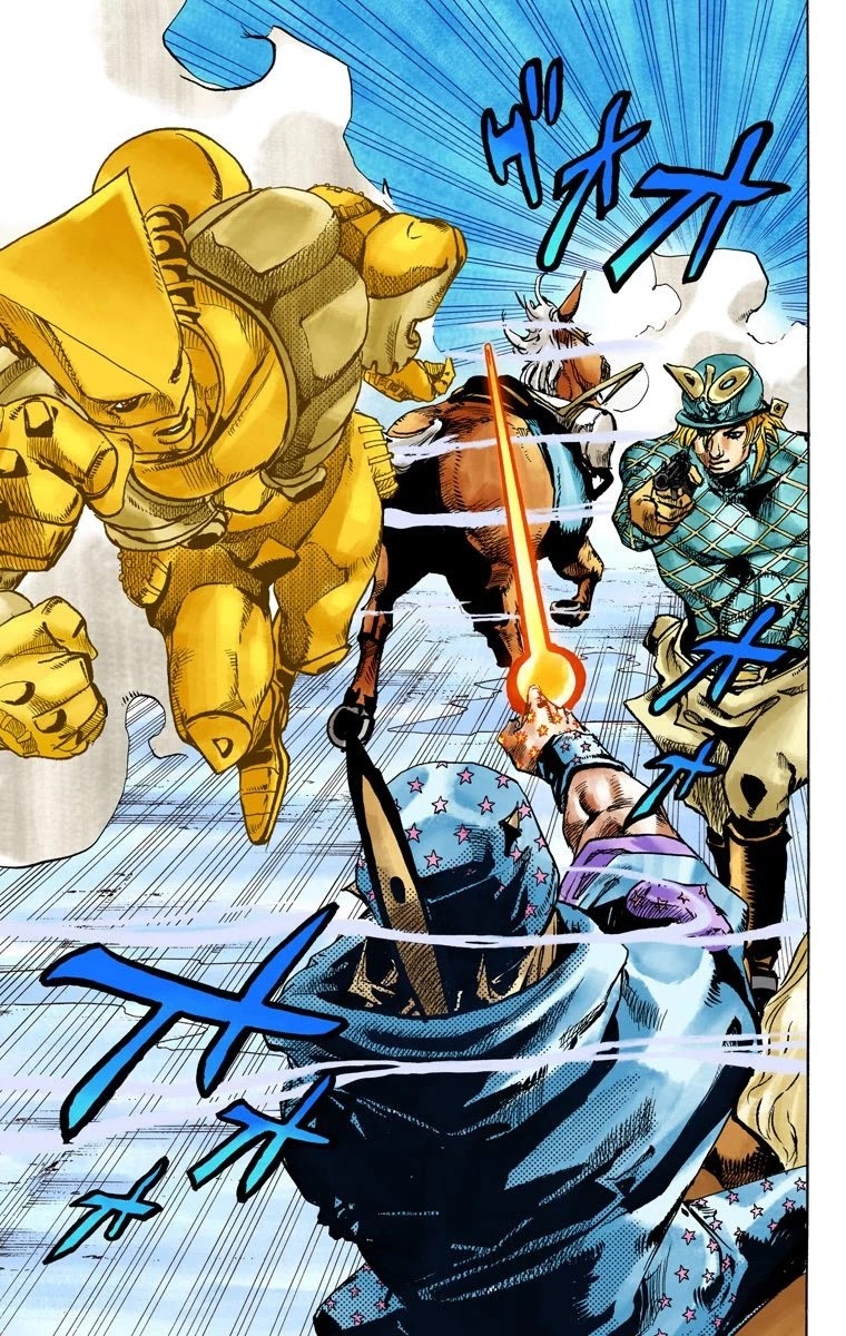JoJo's Bizarre Adventure Part 7 - Steel Ball Run (Official Colored) Chapter 94 page 7 - Chapter 94: World of Stars and Stripes