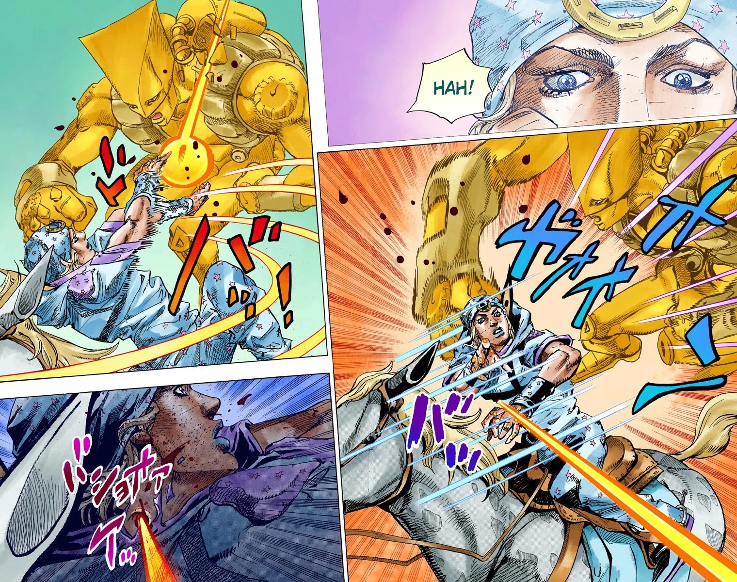 JoJo's Bizarre Adventure Part 7 - Steel Ball Run (Official Colored) Chapter 94 page 9 - Chapter 94: World of Stars and Stripes