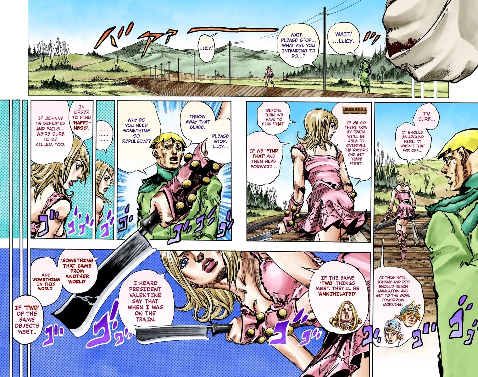 JoJo's Bizarre Adventure Part 7 - Steel Ball Run (Official Colored) Chapter 95 page 15 - Chapter 95: World of Stars and Stripes - Outro [END]