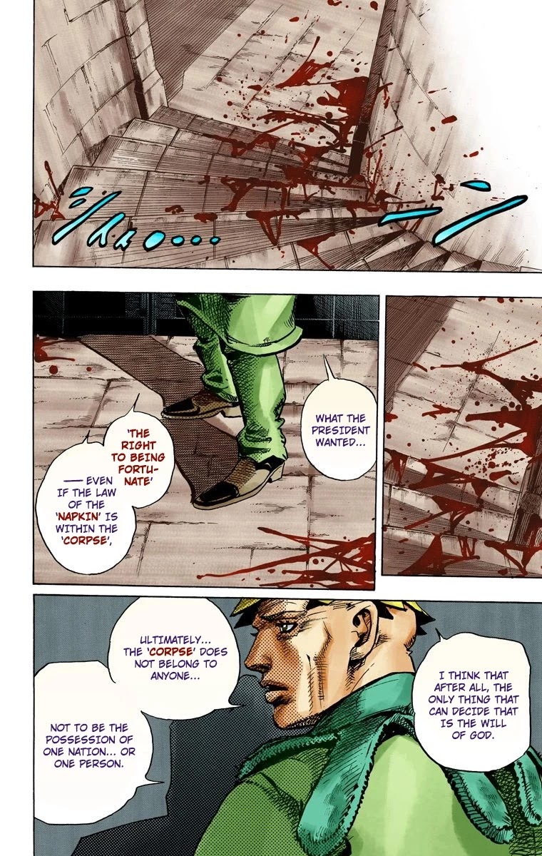JoJo's Bizarre Adventure Part 7 - Steel Ball Run (Official Colored) Chapter 95 page 31 - Chapter 95: World of Stars and Stripes - Outro [END]