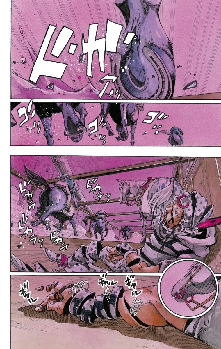 JoJo's Bizarre Adventure Part 7 - Steel Ball Run (Official Colored) Chapter 95 page 5 - Chapter 95: World of Stars and Stripes - Outro [END]