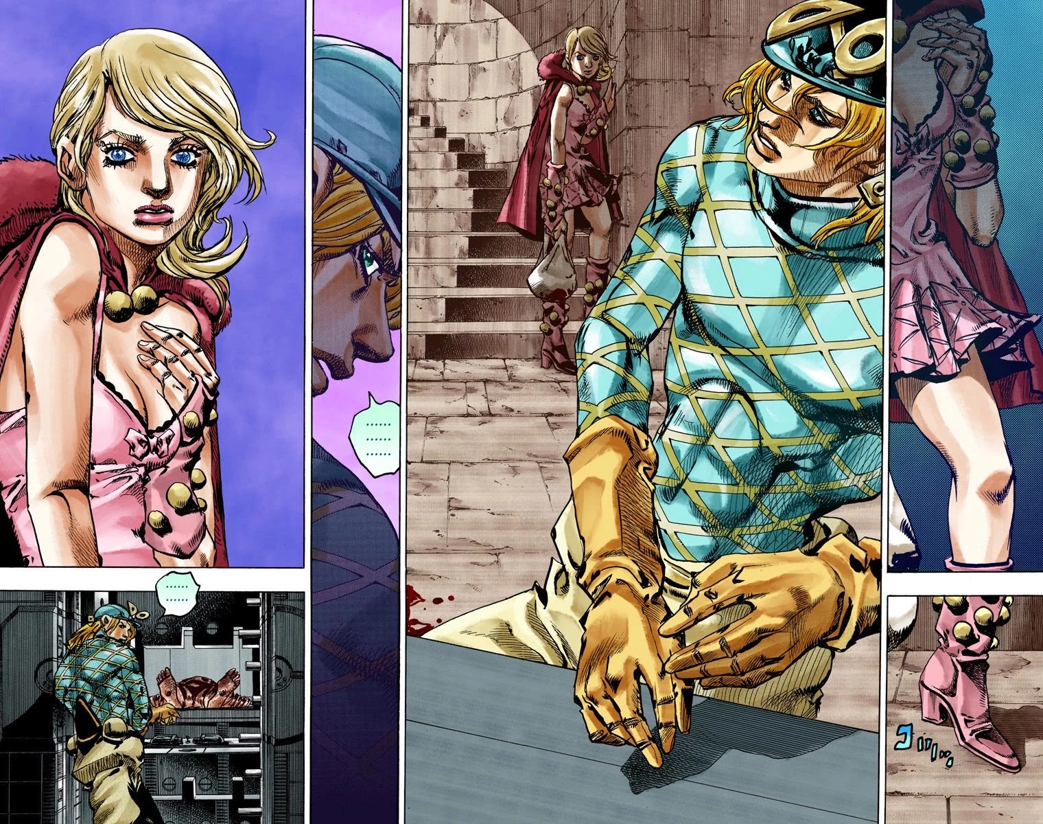 JoJo's Bizarre Adventure Part 7 - Steel Ball Run (Official Colored) Chapter 95 page 8 - Chapter 95: World of Stars and Stripes - Outro [END]