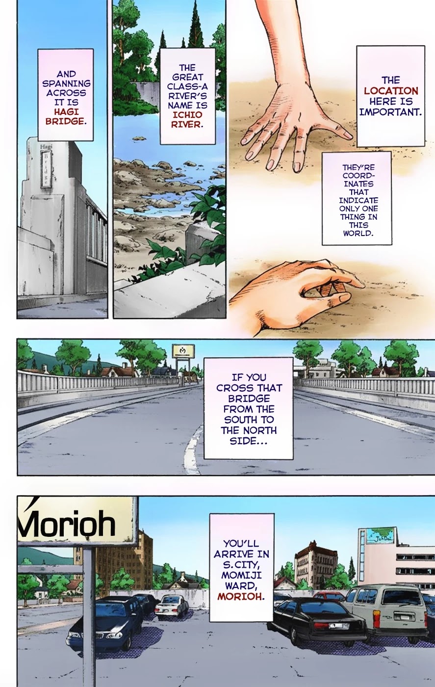 JoJo's Bizarre Adventure Part 8 - JoJolion (Official Colored) Chapter 1 page 10 - Chapter 1: Welcome to Morioh