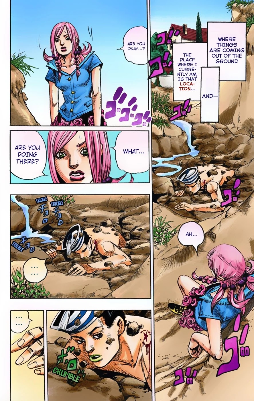 JoJo's Bizarre Adventure Part 8 - JoJolion (Official Colored) Chapter 1 page 15 - Chapter 1: Welcome to Morioh