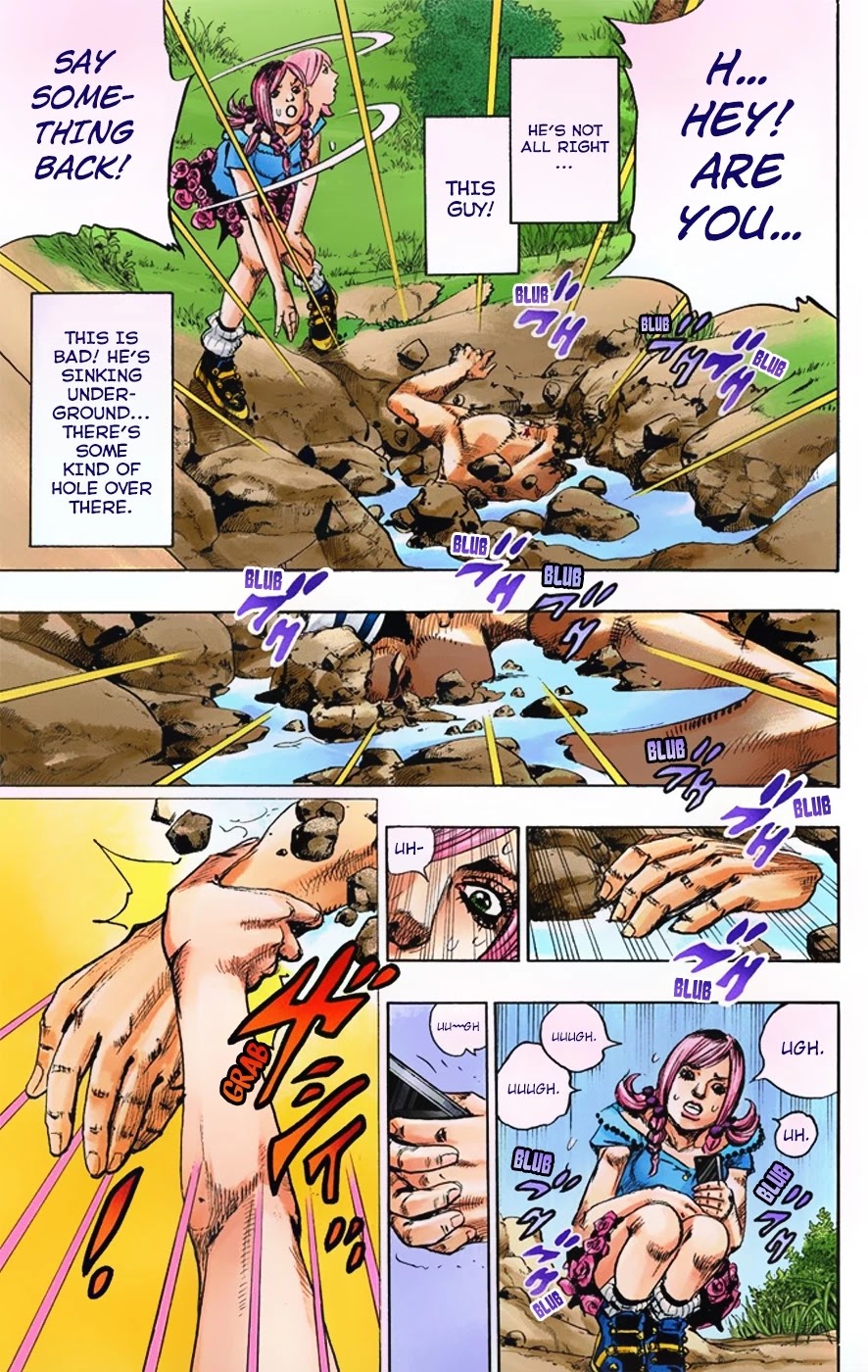 JoJo's Bizarre Adventure Part 8 - JoJolion (Official Colored) Chapter 1 page 22 - Chapter 1: Welcome to Morioh