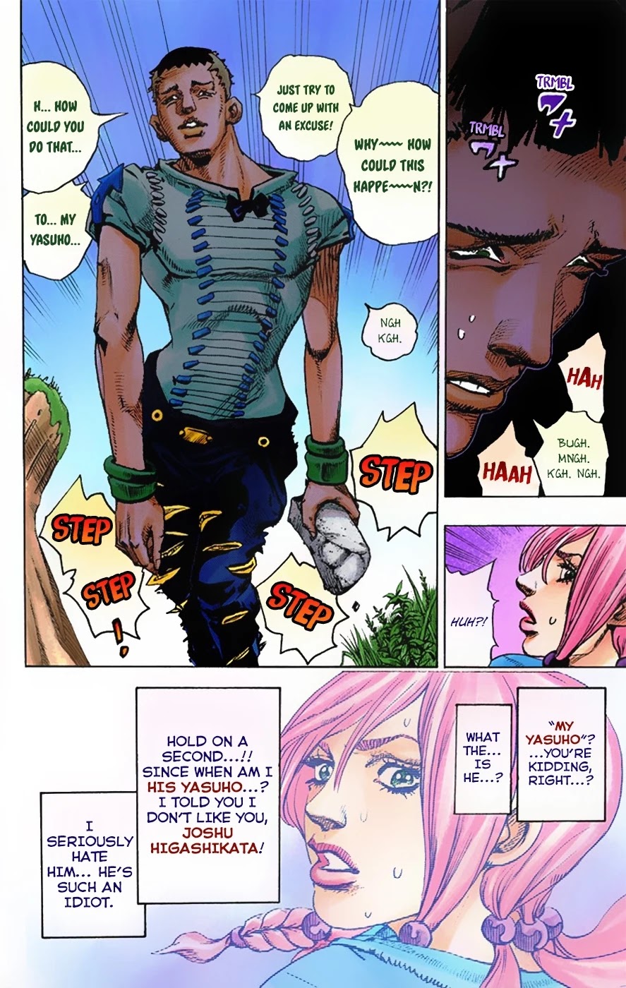 JoJo's Bizarre Adventure Part 8 - JoJolion (Official Colored) Chapter 1 page 27 - Chapter 1: Welcome to Morioh