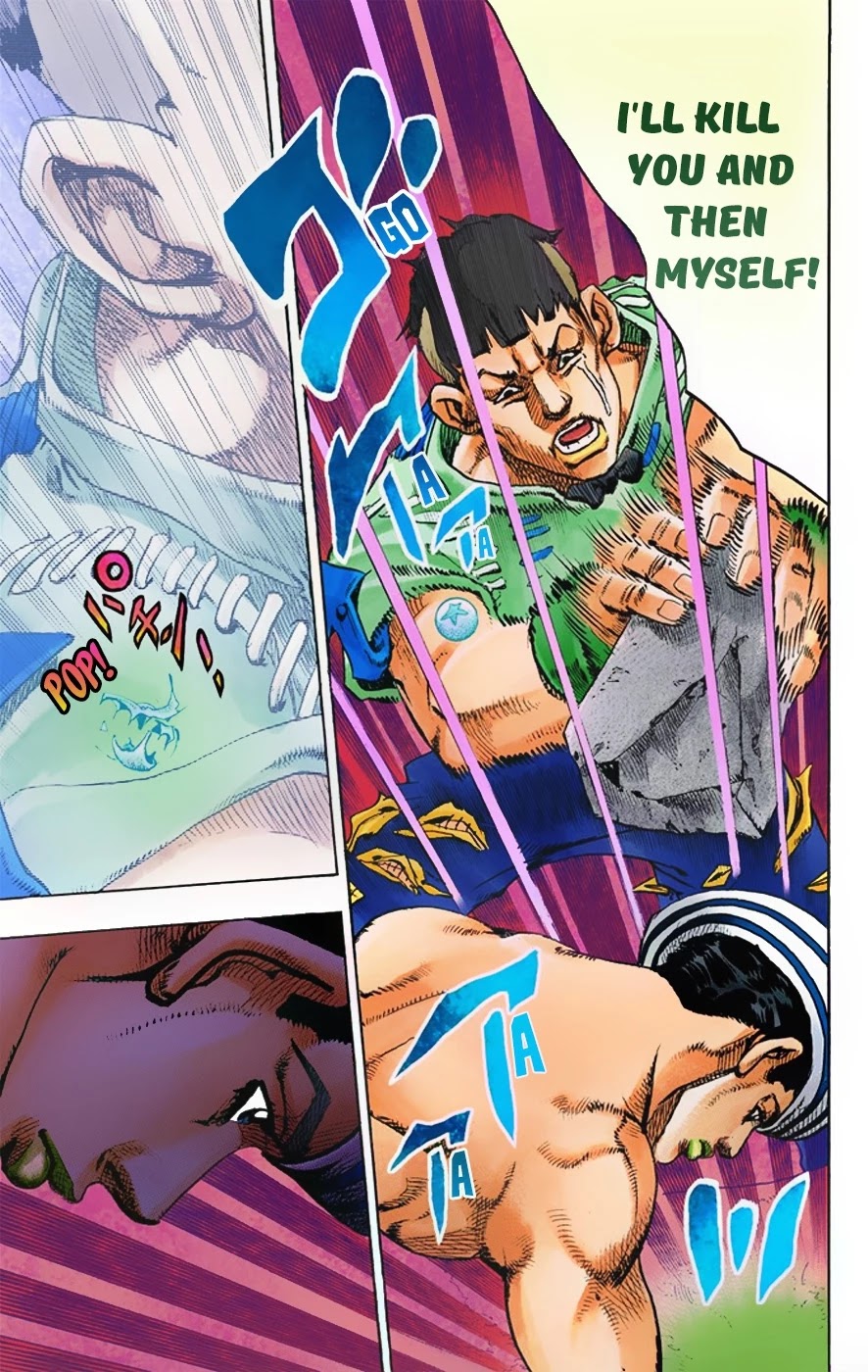 JoJo's Bizarre Adventure Part 8 - JoJolion (Official Colored) Chapter 1 page 34 - Chapter 1: Welcome to Morioh