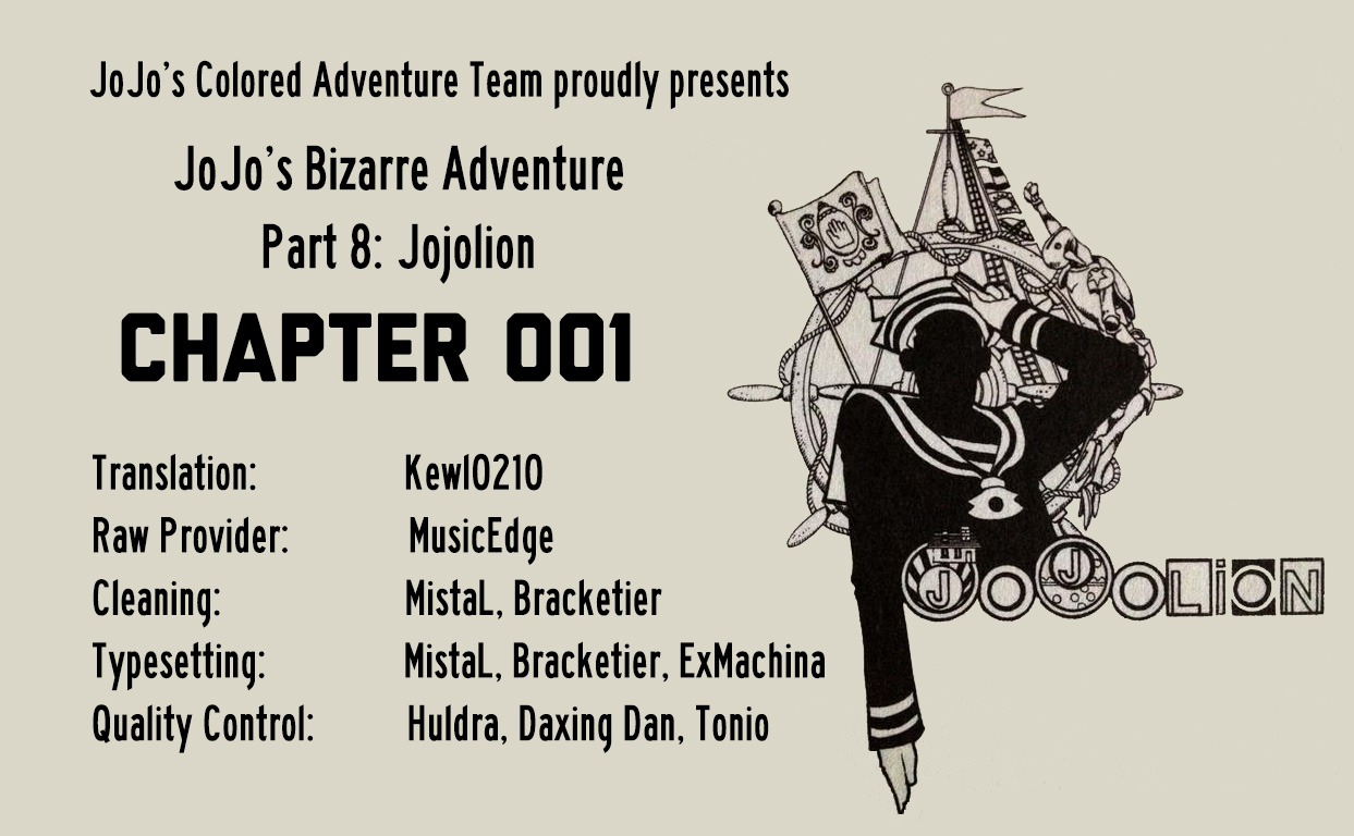 JoJo's Bizarre Adventure Part 8 - JoJolion (Official Colored) Chapter 1 page 45 - Chapter 1: Welcome to Morioh