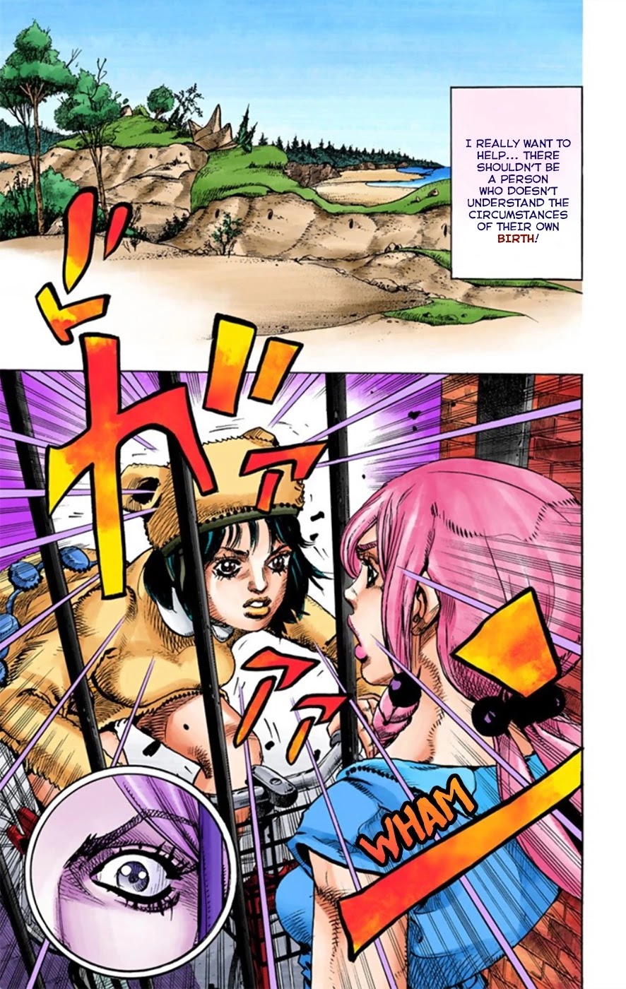 JoJo's Bizarre Adventure Part 8 - JoJolion (Official Colored) Chapter 10 page 11 - Chapter 10: California King Bed Part 3