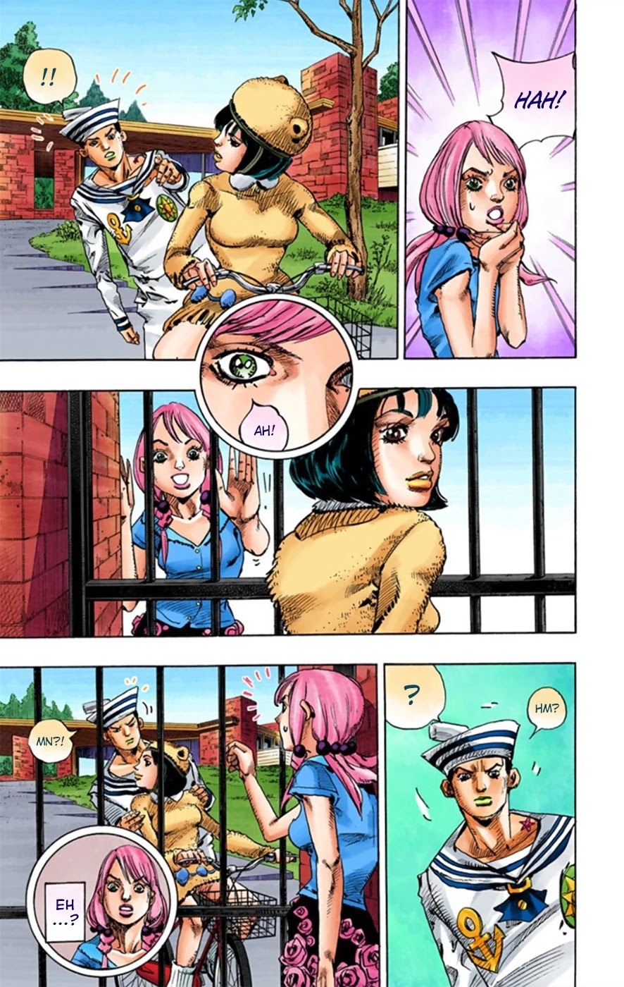 JoJo's Bizarre Adventure Part 8 - JoJolion (Official Colored) Chapter 10 page 13 - Chapter 10: California King Bed Part 3