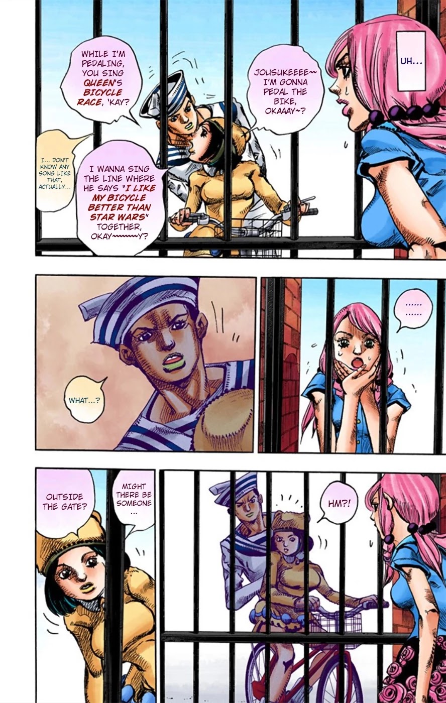 JoJo's Bizarre Adventure Part 8 - JoJolion (Official Colored) Chapter 10 page 14 - Chapter 10: California King Bed Part 3
