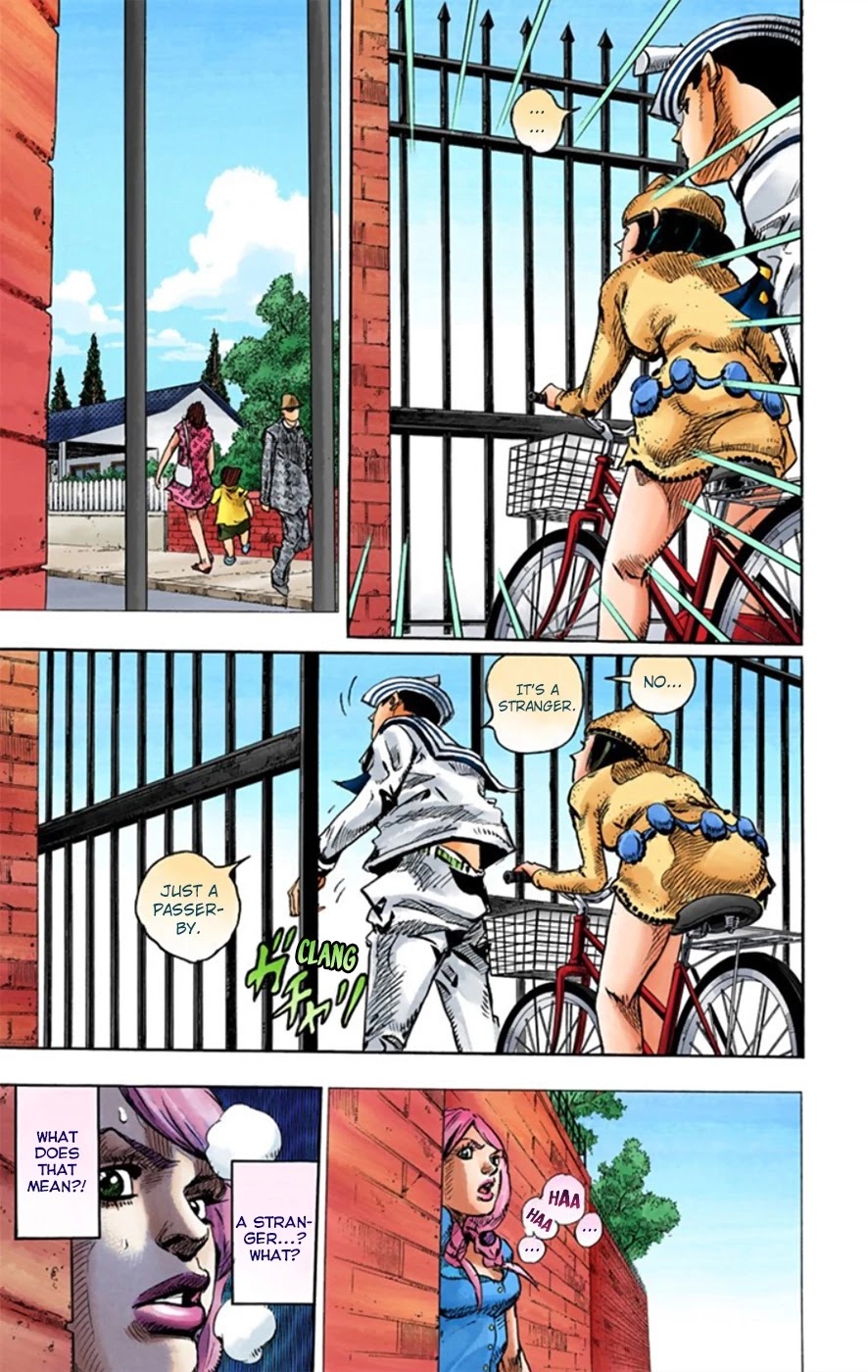 JoJo's Bizarre Adventure Part 8 - JoJolion (Official Colored) Chapter 10 page 15 - Chapter 10: California King Bed Part 3