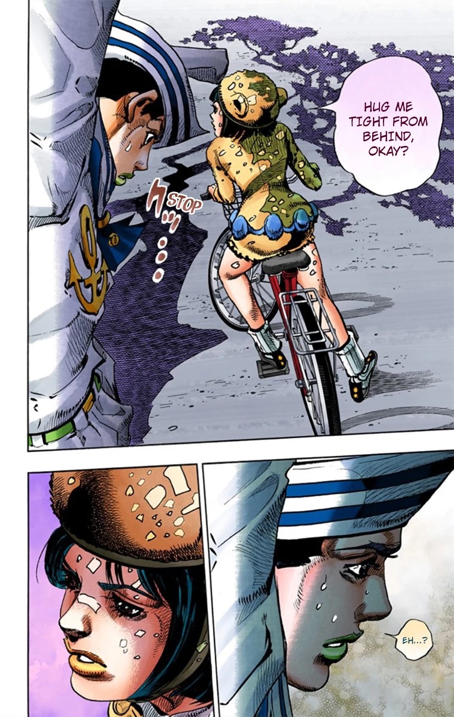 JoJo's Bizarre Adventure Part 8 - JoJolion (Official Colored) Chapter 10 page 21 - Chapter 10: California King Bed Part 3