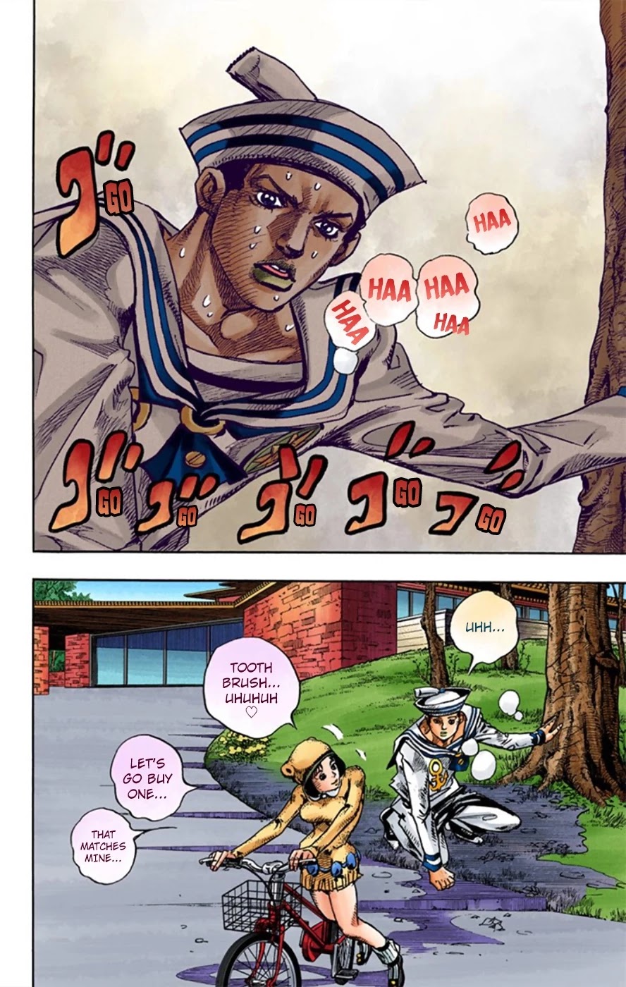 JoJo's Bizarre Adventure Part 8 - JoJolion (Official Colored) Chapter 10 page 27 - Chapter 10: California King Bed Part 3