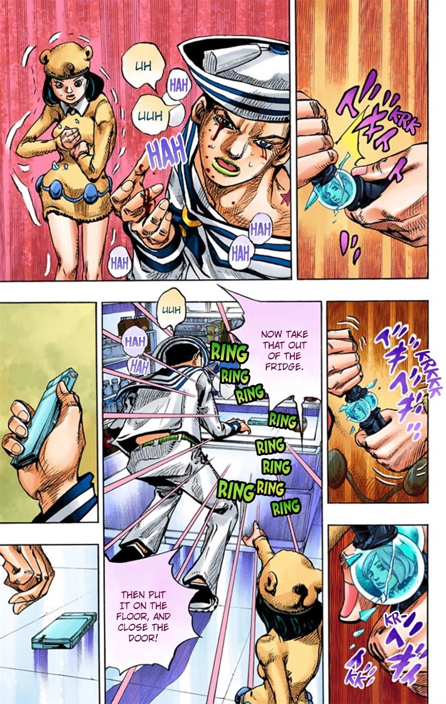 JoJo's Bizarre Adventure Part 8 - JoJolion (Official Colored) Chapter 10 page 37 - Chapter 10: California King Bed Part 3