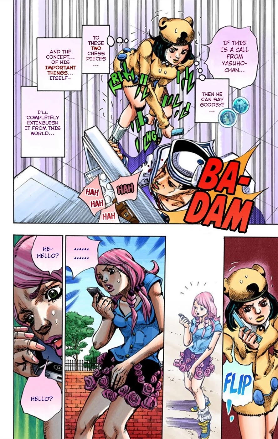 JoJo's Bizarre Adventure Part 8 - JoJolion (Official Colored) Chapter 10 page 38 - Chapter 10: California King Bed Part 3