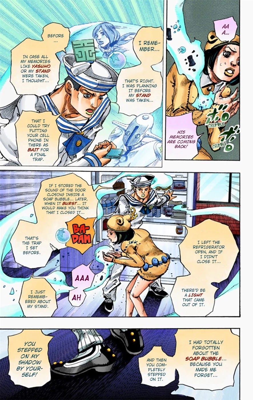JoJo's Bizarre Adventure Part 8 - JoJolion (Official Colored) Chapter 10 page 42 - Chapter 10: California King Bed Part 3