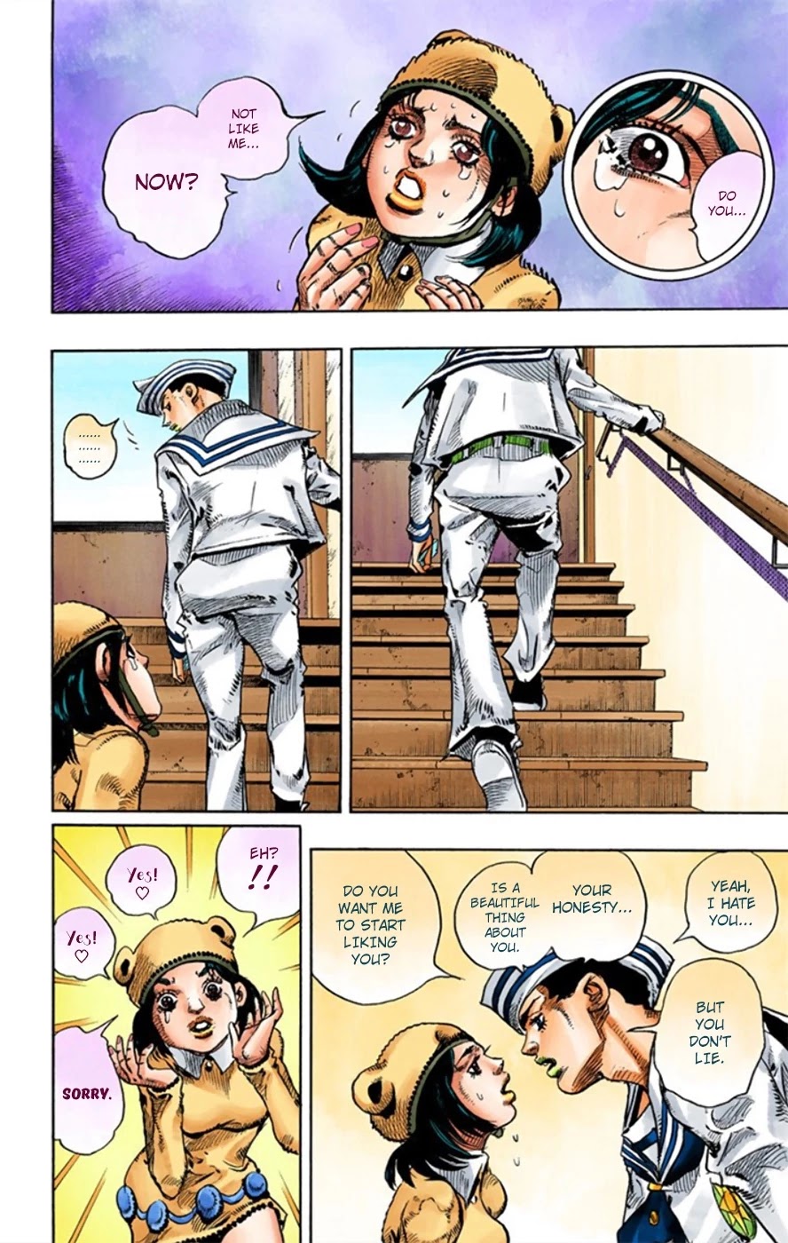 JoJo's Bizarre Adventure Part 8 - JoJolion (Official Colored) Chapter 10 page 45 - Chapter 10: California King Bed Part 3