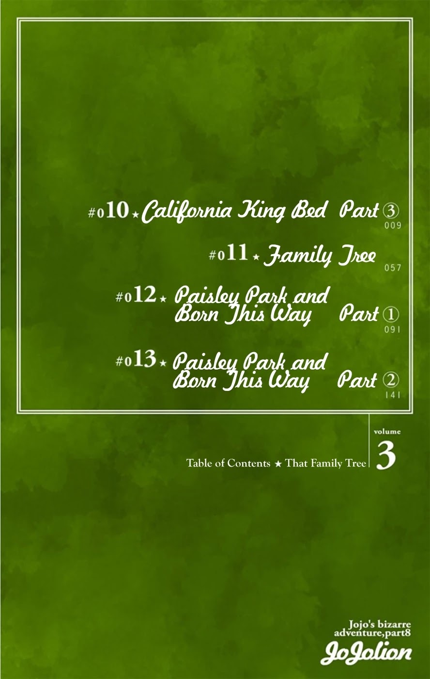 JoJo's Bizarre Adventure Part 8 - JoJolion (Official Colored) Chapter 10 page 6 - Chapter 10: California King Bed Part 3