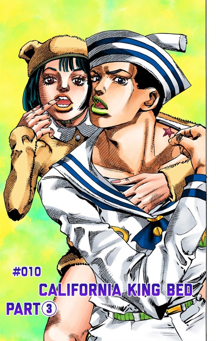 JoJo's Bizarre Adventure Part 8 - JoJolion (Official Colored) Chapter 10 page 7 - Chapter 10: California King Bed Part 3