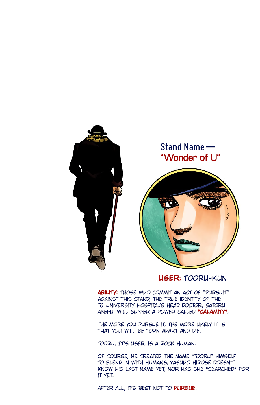 JoJo's Bizarre Adventure Part 8 - JoJolion (Official Colored) Chapter 100 page 34 - Chapter 100: The Wonder of You (The Miracle of Your Love), Part 17