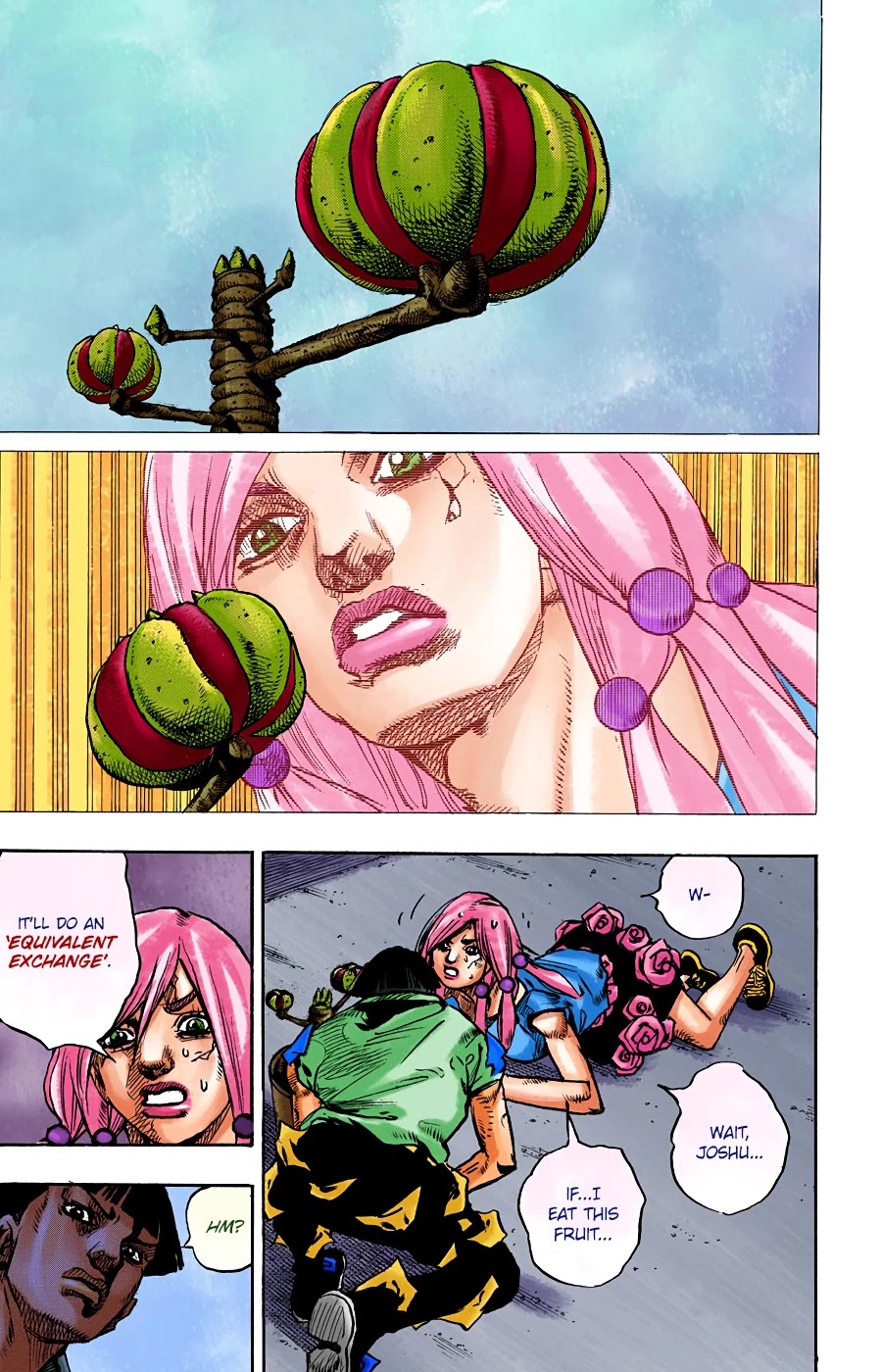 JoJo's Bizarre Adventure Part 8 - JoJolion (Official Colored) Chapter 101 page 17 - Chapter 101: The Wonder of You (The Miracle of Your Love), Part 18