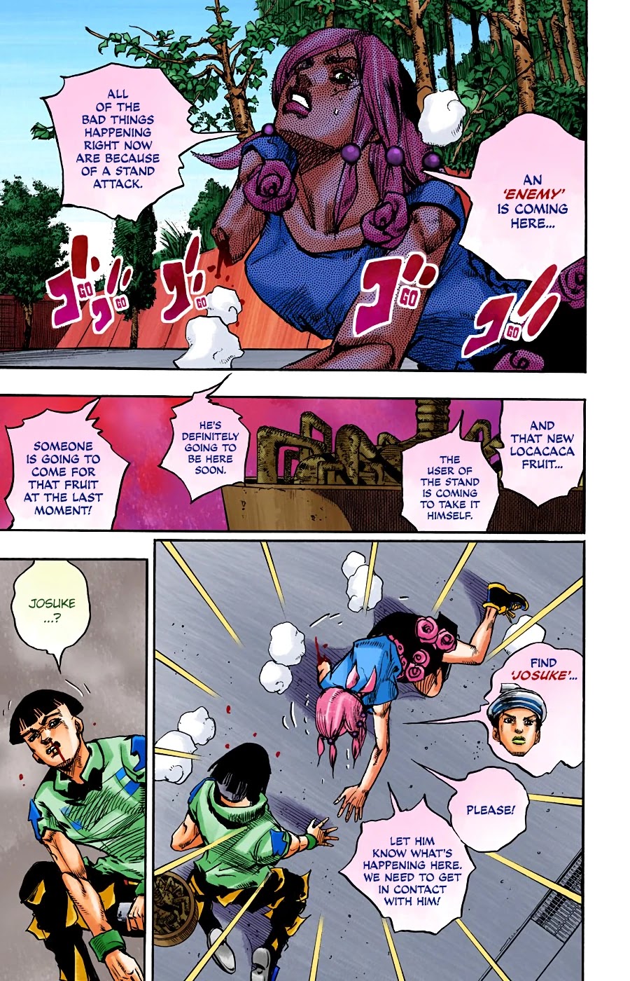 JoJo's Bizarre Adventure Part 8 - JoJolion (Official Colored) Chapter 101 page 9 - Chapter 101: The Wonder of You (The Miracle of Your Love), Part 18