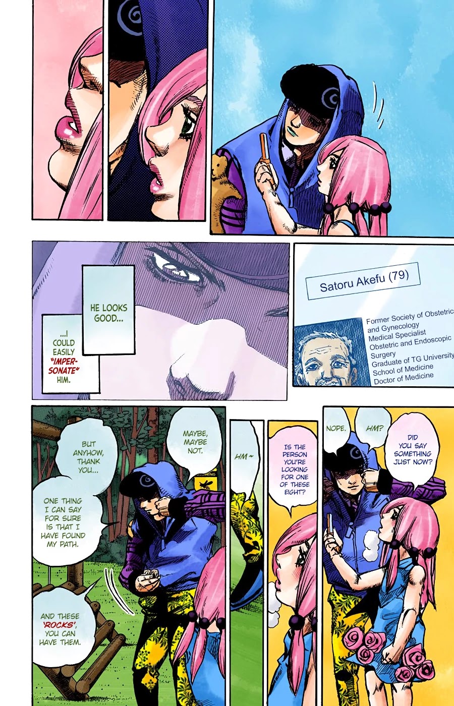JoJo's Bizarre Adventure Part 8 - JoJolion (Official Colored) Chapter 102 page 12 - Chapter 102: The Wonder of You (The Miracle of Your Love), Part 19