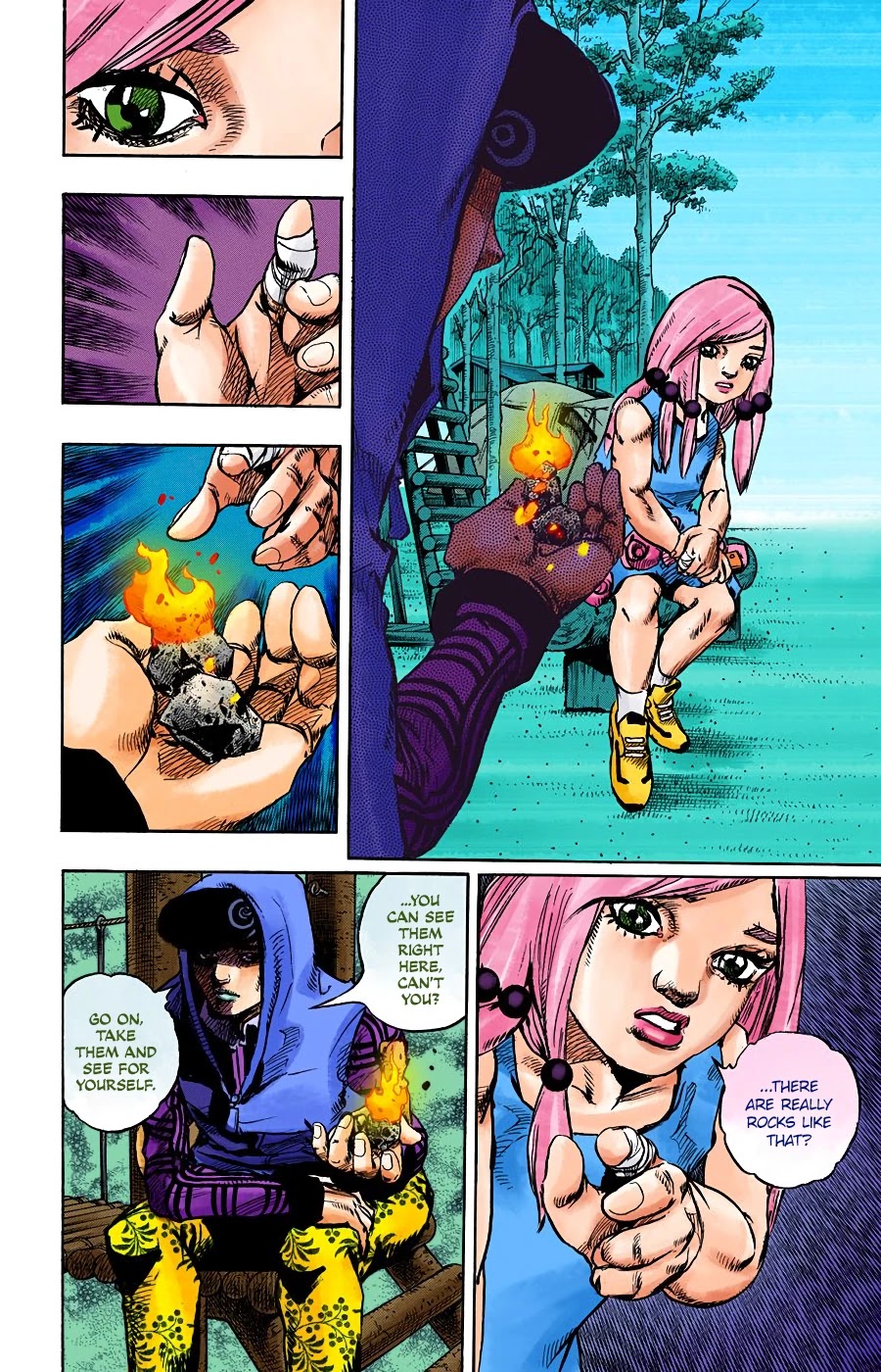 JoJo's Bizarre Adventure Part 8 - JoJolion (Official Colored) Chapter 102 page 8 - Chapter 102: The Wonder of You (The Miracle of Your Love), Part 19