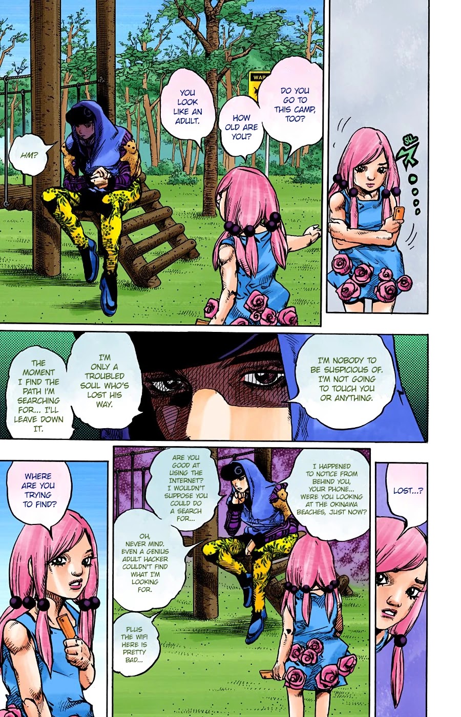 JoJo's Bizarre Adventure Part 8 - JoJolion (Official Colored) Chapter 102 page 9 - Chapter 102: The Wonder of You (The Miracle of Your Love), Part 19