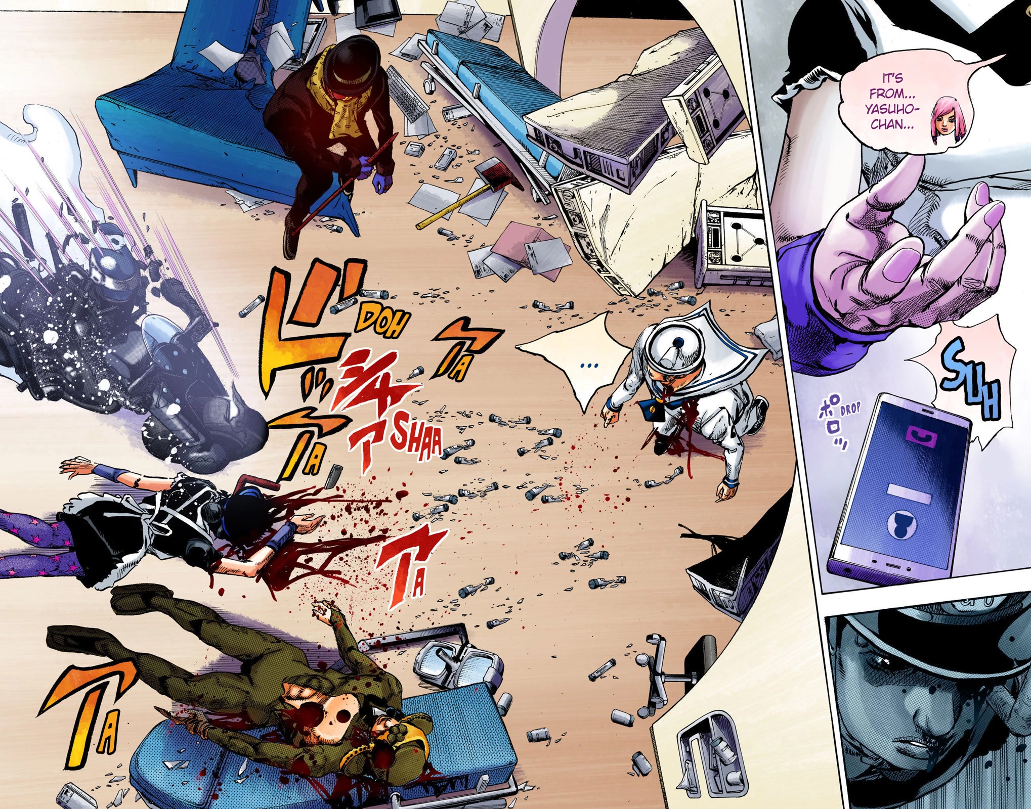 JoJo's Bizarre Adventure Part 8 - JoJolion (Official Colored) Chapter 104 page 9 - Chapter 104: The Wonder of You (The Miracle of Your Love), Part 21