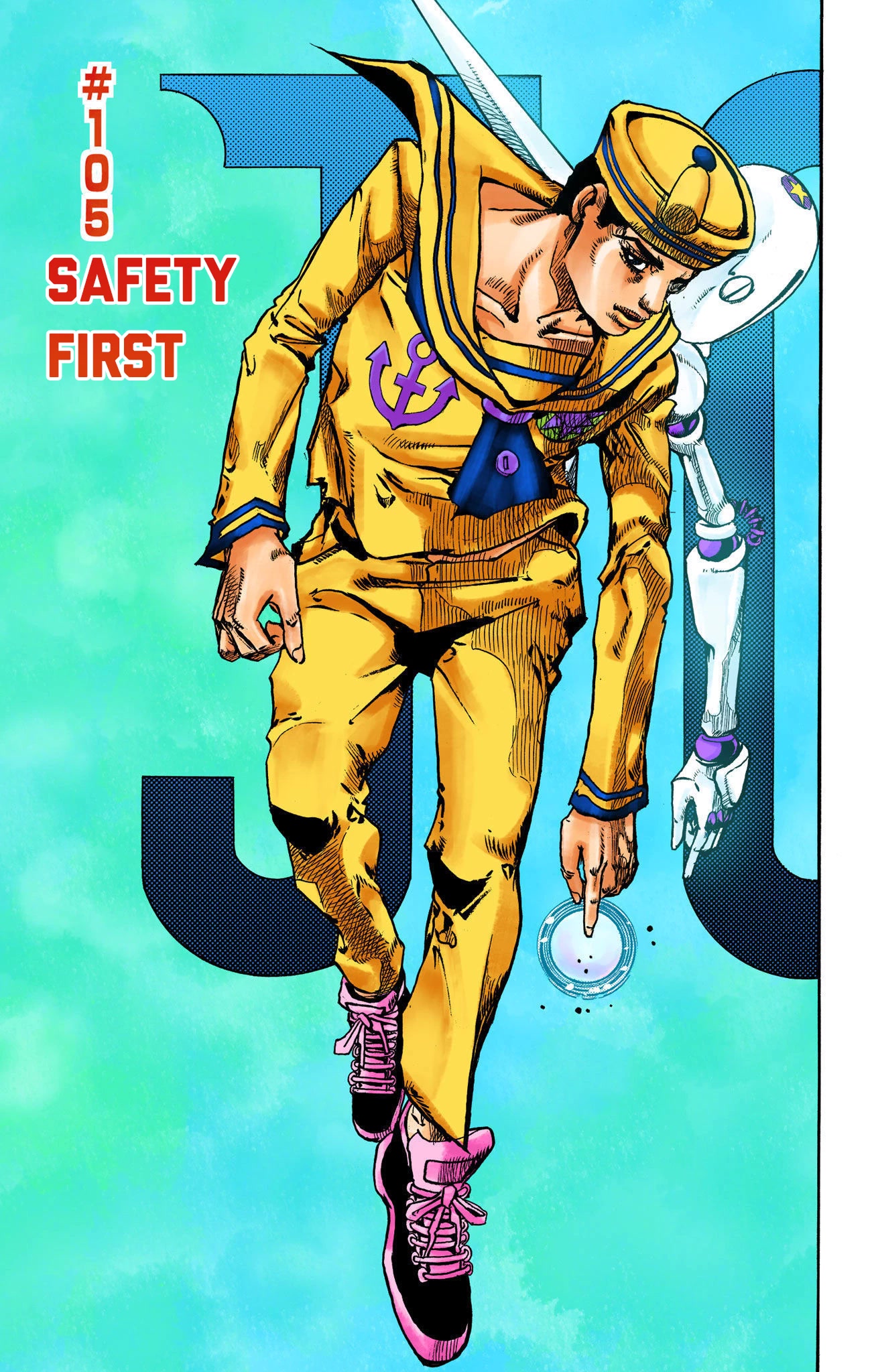 JoJo's Bizarre Adventure Part 8 - JoJolion (Official Colored) Chapter 105 page 1 - Chapter 105: Safety First